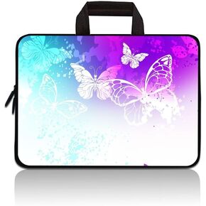 14 15 15.4 15.6 بوصة حقيبة كمبيوتر محمول بمقبض لحماية الكمبيوتر وحامل الحقيبة وغطاء الكمبيوتر المحمول من النيوبرين وغطاء ناعم للحمل أثناء السفر يناسب Dell Lenovo Toshiba HP Chromebook ASUS Acer(Blue Galaxy) in Kuwait