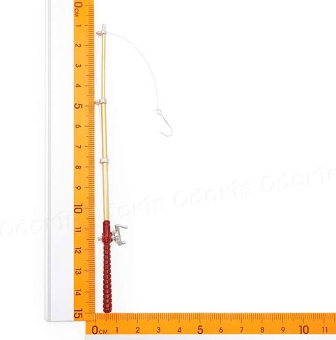Odoria 1/12 Miniature Fishing Pole and Nets Dollhouse Decoration Accessories in Saudi Arabia