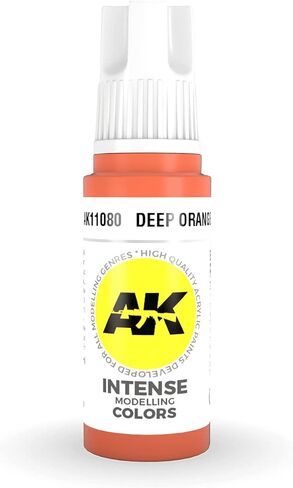 AK Interactive 3rd Gen Acrylic Intense Deep Orange 17ml in Saudi Arabia