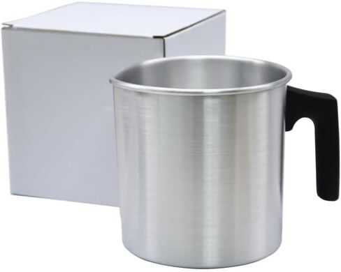 Nixef Light Candle Making Prock Pot ، 1.8L ، 60.8 OZ ، SPOUT SPOUT SPOUT والمقاومة للحرارة مصممة بوعاء ذوبان الشمع ، شمعة بناء الألومنيوم صنع إبريق in Saudi Arabia
