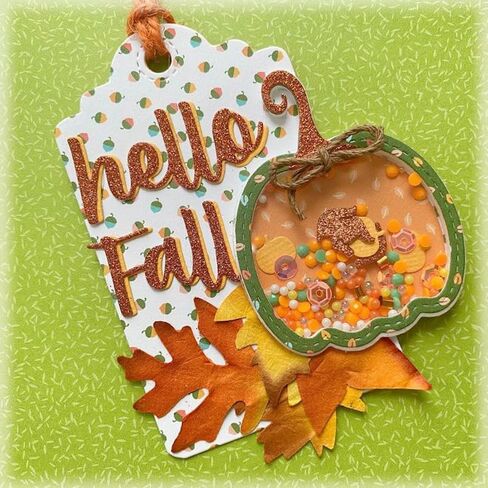 KSCRAFT Fall Pumpkin Shaker Tag Metal Cutting Dies Stencils for DIY Scrapbooking Decorative Embossing DIY Paper Card in Saudi Arabia