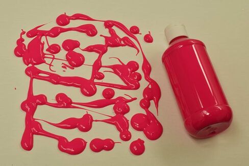 DirectGlow 8oz UV Blacklight Reactive Fluorescent Acrylic Paints (Red) in Kuwait