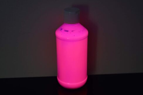 DirectGlow 8oz UV Blacklight Reactive Fluorescent Acrylic Paints (Red) in Kuwait