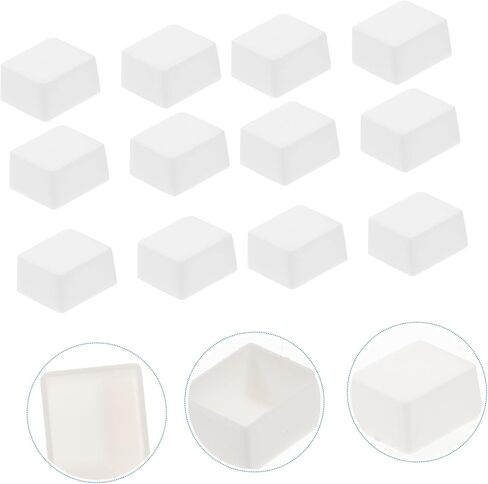 50pcs الصباغ المائي بالألوان المائية معبأة نصف لوحة الطلاء صينية أطباق الطلاء الفارغة صينية ألوان مائية ألوان مائية لوحة مائية فارغة صينية صغيرة أبيض in Saudi Arabia