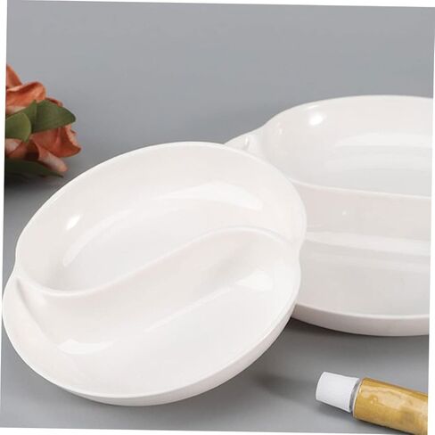Angoily Tai Ji Watercolor Paint Tray Set 4-Piece Mixing Palette for Artists Sturdy Plastic Round Design for Watercolor Acrylic and Gouache Painting in Saudi Arabia