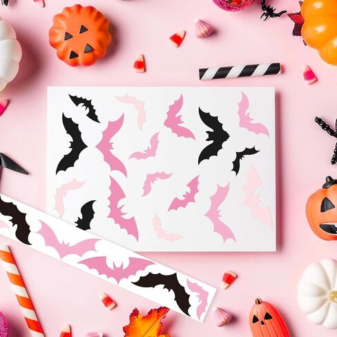 CNhoqc 1000pcs Halloween Ghost Holding Cat Sticker Rolls (2 Rolls), 16 Designs Spooky Ghost Cat Decorative Decals for DIY Crafts Scrapbooks Guitar Water Bottles Gift Wrapping Halloween Party Decor in Kuwait
