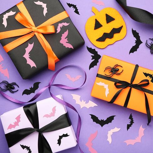 CNhoqc 1000pcs Halloween Ghost Holding Cat Sticker Rolls (2 Rolls), 16 Designs Spooky Ghost Cat Decorative Decals for DIY Crafts Scrapbooks Guitar Water Bottles Gift Wrapping Halloween Party Decor in Kuwait