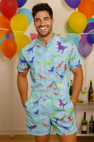 Funny Guy Mugs Mens Romper - Premium Adult Jumpsuit With Zippered Pockets in Kuwait