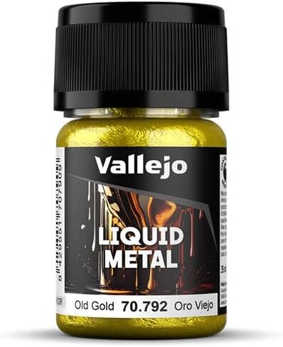 Vallejo Liquid Gold 70792 Old Gold (Alcohol Based) (35ml) in Saudi Arabia