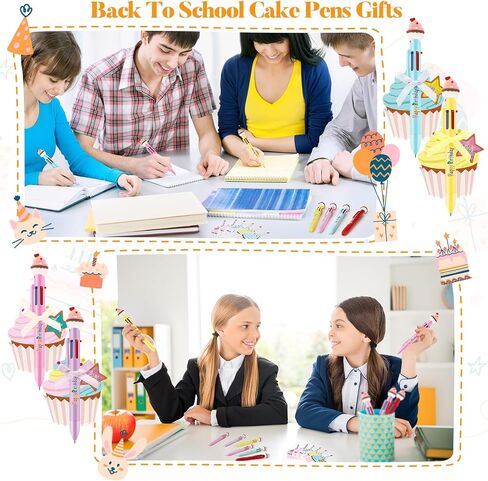 30 Sets Happy Birthday Kits for Kids Classroom Include Cupcake Pens Cupcake Cards and Bow Sets School Classroom Students Birthday Party Supplies in Saudi Arabia