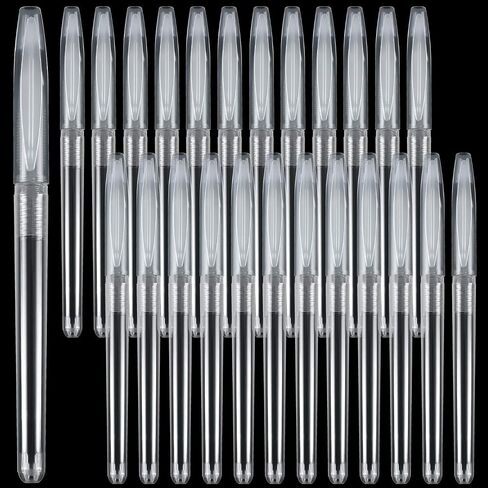 50 Pieces Empty Pen Shell Ballpoint Pen Cover Gel Pen Shell for Office Stationery Supplies, Fit for 13 cm Refills in Saudi Arabia