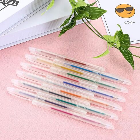50 Pieces Empty Pen Shell Ballpoint Pen Cover Gel Pen Shell for Office Stationery Supplies, Fit for 13 cm Refills in Saudi Arabia