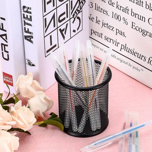 50 Pieces Empty Pen Shell Ballpoint Pen Cover Gel Pen Shell for Office Stationery Supplies, Fit for 13 cm Refills in Saudi Arabia