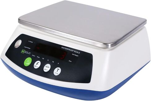 ميزان أمريكي صلب مقاوم للماء - 15 كجم IP68 ميزان منصة رقمي طارد للماء، 15 كجم × 1 جم (33 رطل × 0.002 رطل) in Saudi Arabia