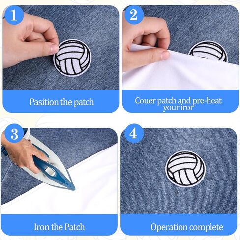 24 PCS Ballbally Patches Patches ، Iron on Sew on the Severiques Black White Soccer Ball Seleing Crochet Sports Style DIY للملابس والسترات والقروز والجينز (2 بوصة/5 سم) in Saudi Arabia