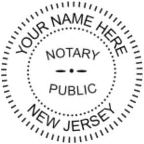 Hubco Premium Purple Notary Seal Embosser and Hubco Purple S-844 Self Inking Notary Stamp - New Jersey in Saudi Arabia