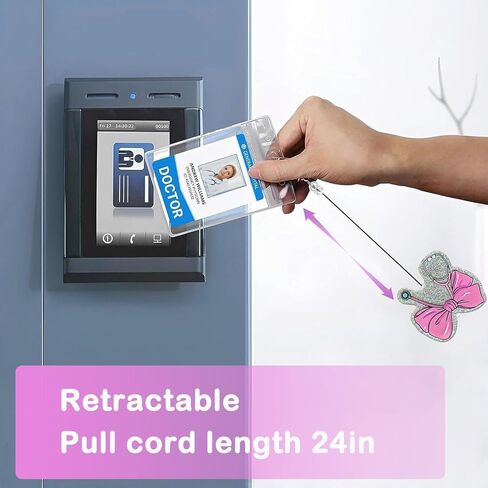3pcs مجموعة شارة ممرضة لطيفة ومضحكة ، حاملي الهوية القابلة للسحب من الوردي لطلاب التمريض RN LPN CNA ، هدايا للنساء العاملات في مجال الرعاية الصحية الطبية. in Saudi Arabia