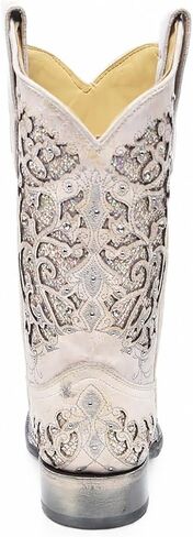 Corral Women's Square Toe White Wedding Boots in Saudi Arabia