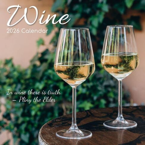 Copted Stationery Co ، Wine 2026 Wall Calendar ، 12 'x 12' '، تقويم لمدة 16 شهر in Saudi Arabia