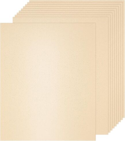 MECCANIXITY 25 Pcs Bronze Shimmer Cardstock Paper, 8 x 11 Inch Sheets for Art Supplies, Paper Crafting, DIY Crafts in Saudi Arabia