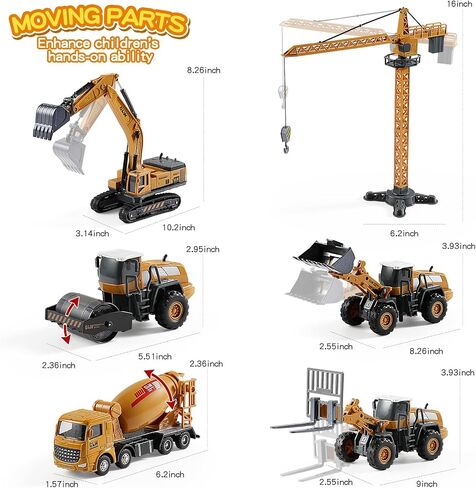 TRUCTS TRUCTS TOY مع تخزين الحافلات الصفراء و PLAY MAT-ألعاب هندسة محاكاة DELOY DETINGERAY مع إكسسوارات السيناريو-هدايا مثالية للأعمار 3-8 ، الأولاد والبنات (8 في 1) in Kuwait