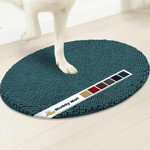 Muddy Mat® معروضة على التلفزيون-حصيرة باب الكلب الدقيقة الفائقة من الألياف الدقيقة للوصول إلى الكفوف الموحلة ، سجادة الحيوانات الأليفة غير القابلة للانزلاق ، سجادة شنيل الجافة السريعة ، حصيرة داخلية قابلة للغسل في الهواء in Kuwait