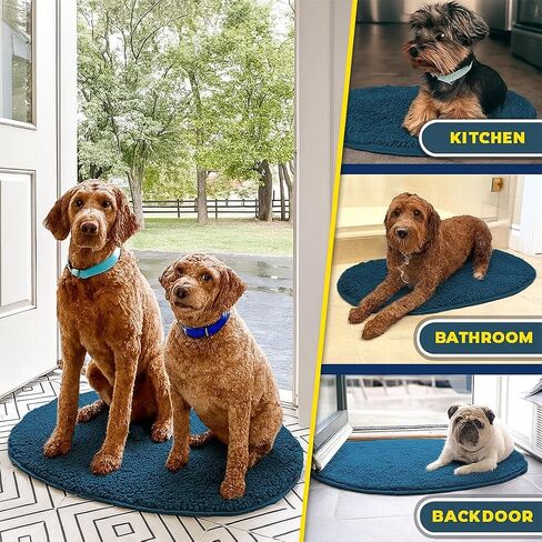 Muddy Mat® معروضة على التلفزيون-حصيرة باب الكلب الدقيقة الفائقة من الألياف الدقيقة للوصول إلى الكفوف الموحلة ، سجادة الحيوانات الأليفة غير القابلة للانزلاق ، سجادة شنيل الجافة السريعة ، حصيرة داخلية قابلة للغسل في الهواء in Kuwait