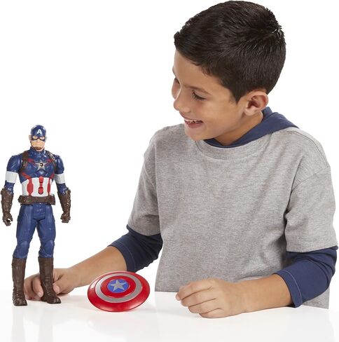 Hasbro Marvel Avengers Age of Ultron Titan Hero Tech Captain America 12 Inch Figure in Saudi Arabia
