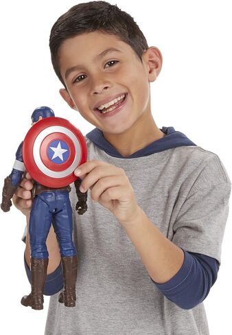 Hasbro Marvel Avengers Age of Ultron Titan Hero Tech Captain America 12 Inch Figure in Saudi Arabia