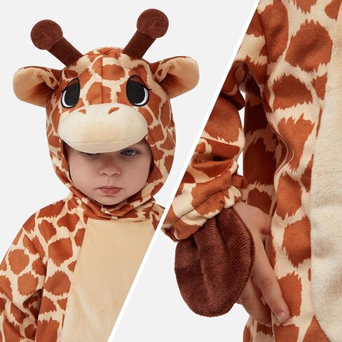 Spooktacular Creations Halloween Giraffe Costume Toddler, Baby Giraffe Costume for Kids Halloween Dress Up Animal Party in Saudi Arabia