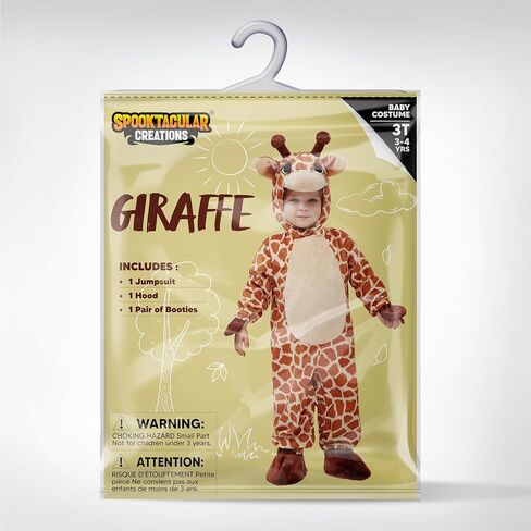 Spooktacular Creations Halloween Giraffe Costume Toddler, Baby Giraffe Costume for Kids Halloween Dress Up Animal Party in Saudi Arabia
