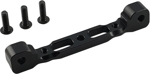 CNC Aluminum Front Upper Suspension Arm Rear Bulk Mount for 1/8 RC Cars, Compatible with ARRMA Kraton, Typhon, Senton, Talion, Replaces AR330379 (Black) in Saudi Arabia