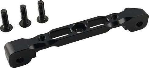 CNC Aluminum Front Upper Suspension Arm Rear Bulk Mount for 1/8 RC Cars, Compatible with ARRMA Kraton, Typhon, Senton, Talion, Replaces AR330379 (Black) in Saudi Arabia