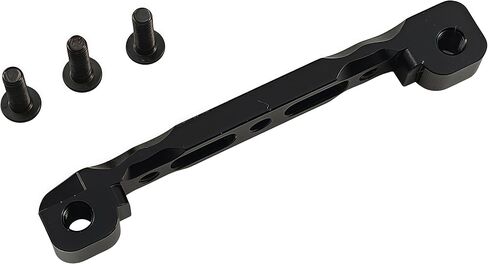 CNC Aluminum Front Upper Suspension Arm Rear Bulk Mount for 1/8 RC Cars, Compatible with ARRMA Kraton, Typhon, Senton, Talion, Replaces AR330379 (Black) in Saudi Arabia