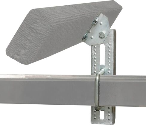 Extreme Max 3006.7032 10" Galvanized Swivel-Top Bunk Bracket with Hardware for 1.5" x 3" Trailer - 4-Pack in Saudi Arabia