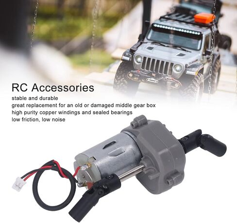 280 محرك لسلسلة MN78 1/12 RC CARS ، منخفض الاحتكاك منخفض الضوضاء استبدال صندوق محرك RC للسيارات MN78 1/12 RC ، بديل بديل محرك RC المعدني ، ترس رائع in Saudi Arabia