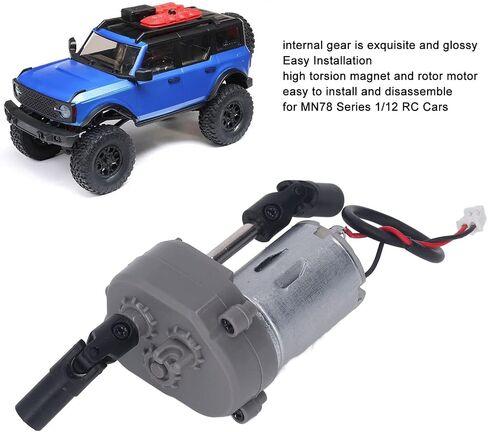 280 محرك لسلسلة MN78 1/12 RC CARS ، منخفض الاحتكاك منخفض الضوضاء استبدال صندوق محرك RC للسيارات MN78 1/12 RC ، بديل بديل محرك RC المعدني ، ترس رائع in Saudi Arabia