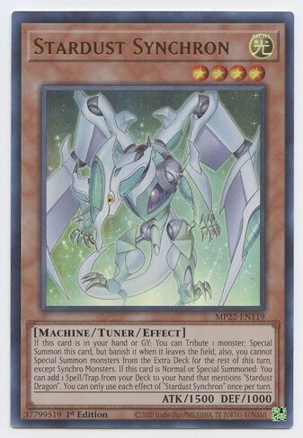 Stardust Synchron - MP22-EN119 - Ultra Rare - 1st Edition in Saudi Arabia