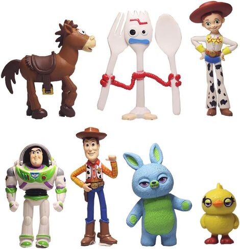 7 PCS Toy Storys Cake Toppers Depurines Toy Toy Story Cupcake Topper Toy Toy Toy Party Party Formes Cartoon Action Decoration Cake Decoration for Toy Storys Party Supplies in Saudi Arabia