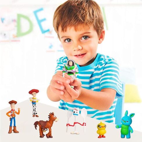 7 PCS Toy Storys Cake Toppers Depurines Toy Toy Story Cupcake Topper Toy Toy Toy Party Party Formes Cartoon Action Decoration Cake Decoration for Toy Storys Party Supplies in Saudi Arabia