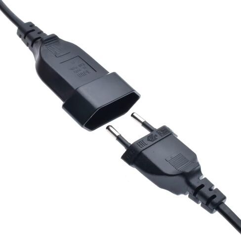 Tekit الأوروبي الاتحاد الأوروبي 2 الشق كابل سلك الطاقة VDE ذكر إلى أنثى كابل تمديد الطاقة كابل M / F للكمبيوتر الكمبيوتر PDU UPS (3M) in Kuwait