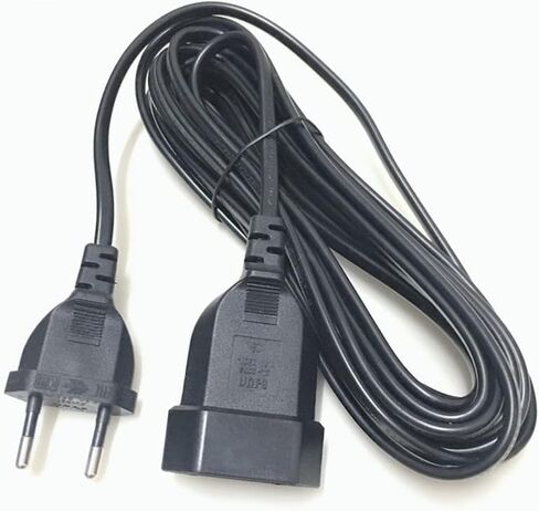 Tekit الأوروبي الاتحاد الأوروبي 2 الشق كابل سلك الطاقة VDE ذكر إلى أنثى كابل تمديد الطاقة كابل M / F للكمبيوتر الكمبيوتر PDU UPS (3M) in Kuwait