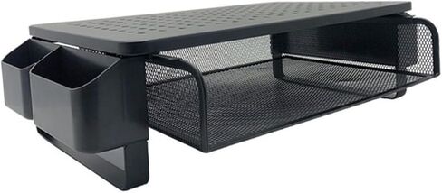 ARTIBETTER Monitor Stand Riser Iron Multifunctional Storage Rack Laptop Stand Desk Riser White in Saudi Arabia