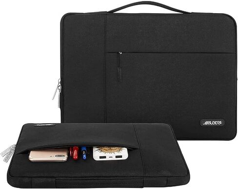 MOSISO Compatible with MacBook Air 13 inch Case 2024-2022 M3 A3113 M2 A2681,Plastic Garden Flowers Hard Case&Keyboard Cover&Screen Film Compatible with MacBook Air 13.6 inch Case&Bag,Transparent&Black in Saudi Arabia