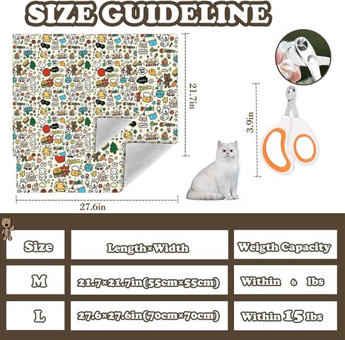 27.6 "Cat Grooming Wrap ، Wrap Cat لقطع الأظافر ، الطب ، تفريش الأسنان ، وقيود تقليم الأظافر ، ولف تقويم القطط ، ومضاد للخلع مضاد لـ Escape L (ضمن 15 رطلاً) in Kuwait