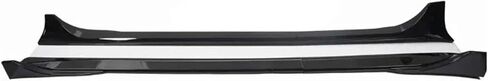 شفة تنورة جانبية للسيارة امتداد شفة متوافقة مع Tesla Model 3 Highland 2024-2025 التنانير الجانبية Door Door Pumper Lip Carbon Carbon Protector (Gloss Black) in Kuwait