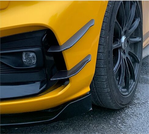 متوافق مع Ford Focus MK4 2019-2021 St Line Front Profleer Soverev Soffileer Side Side Side Side Blade Trim Fender Body Kits (Piano Black) in Kuwait