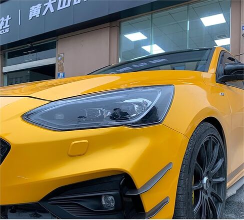 متوافق مع Ford Focus MK4 2019-2021 St Line Front Profleer Soverev Soffileer Side Side Side Side Blade Trim Fender Body Kits (Piano Black) in Kuwait