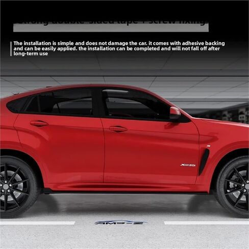 متوافق مع BMW BMW Models X6 F16 2014-19 Side Side Body Pround Prounde Kit Auto Officory (Piano Black) in Kuwait