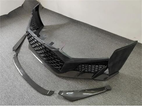 راتنج أولير ألياف الكربون نموذج الأمامي الأمامي الشفة الأمامية متوافقة مع R8 Body Kit Skirt Skirt الخلفي المصد الخلفي diffusercus in Saudi Arabia